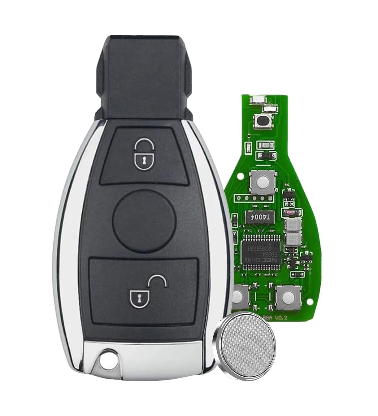 433MHz 3 Button Smart Remote Key for Mercedes NEC Type B