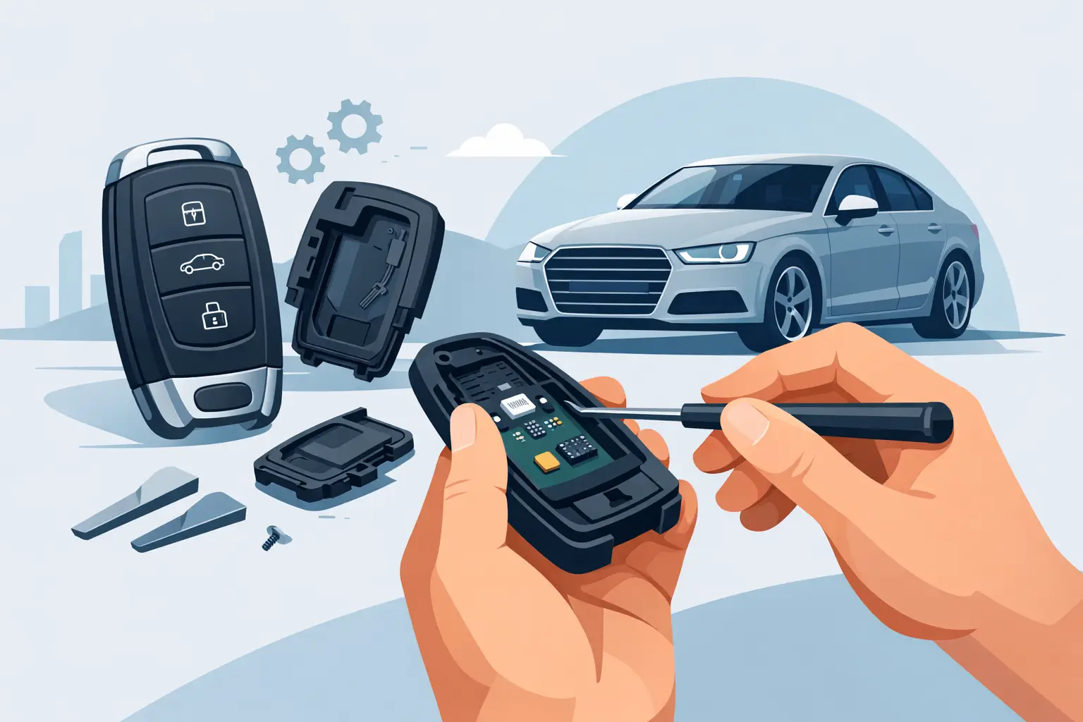 Audi Key Shell Replacement Explained