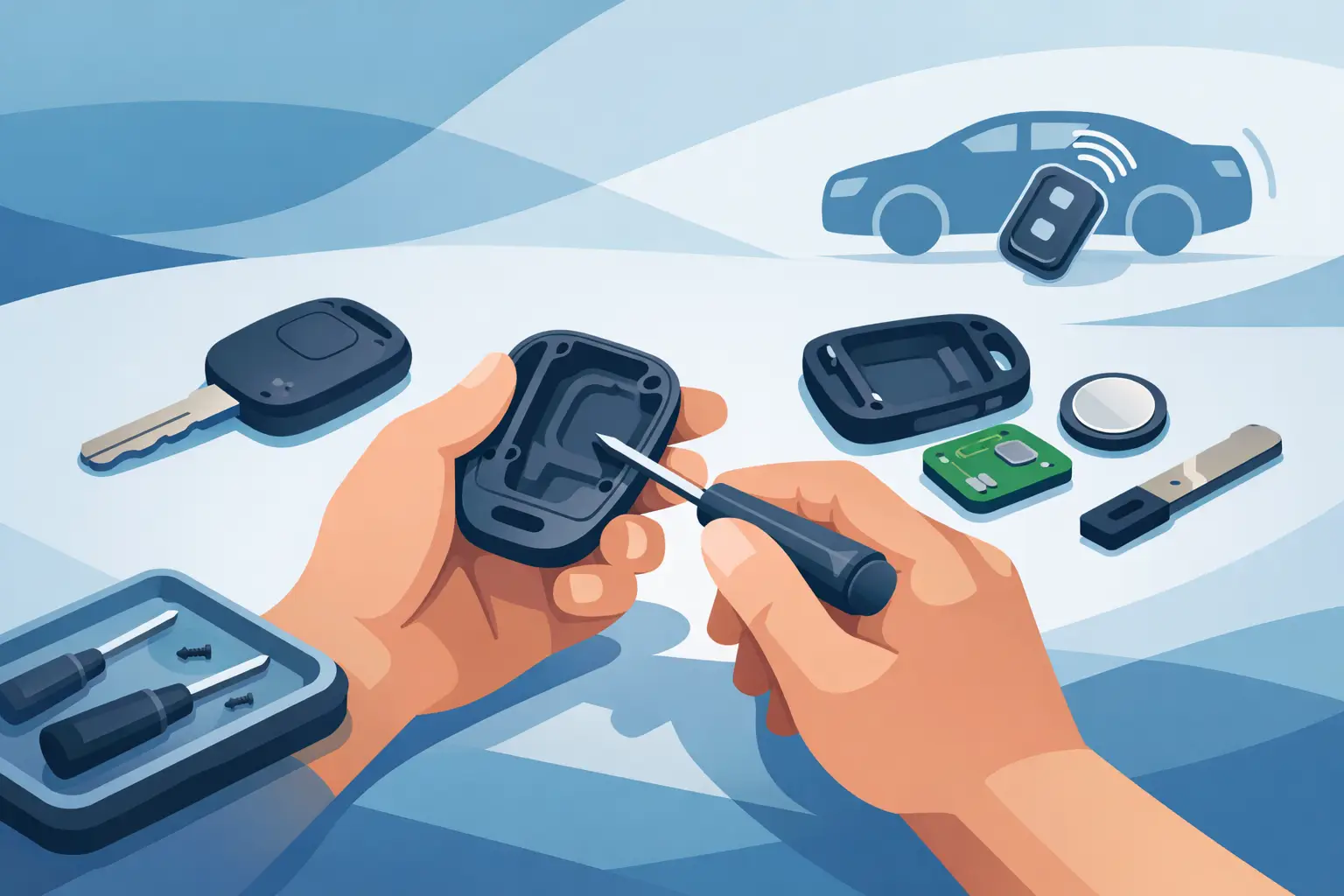 How to Replace a Car Key Shell Properly