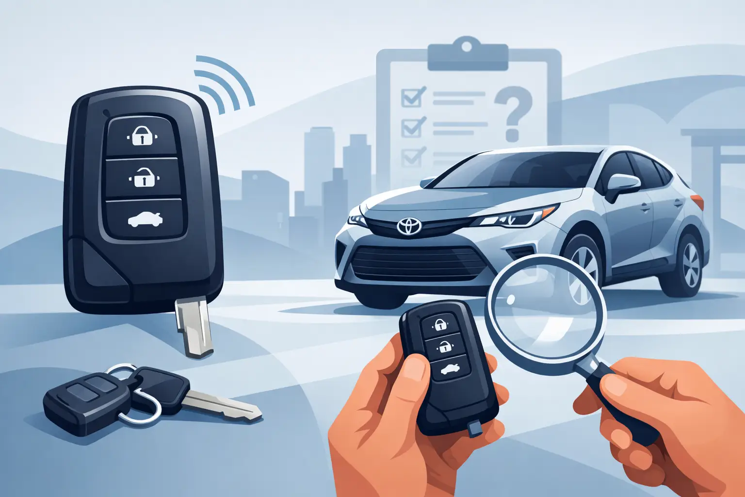 Replacement Smart Key for Toyota: What to Check